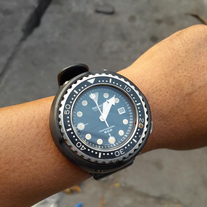 Jam tangan pria Seiko Grandfather Tuna 6159-7010