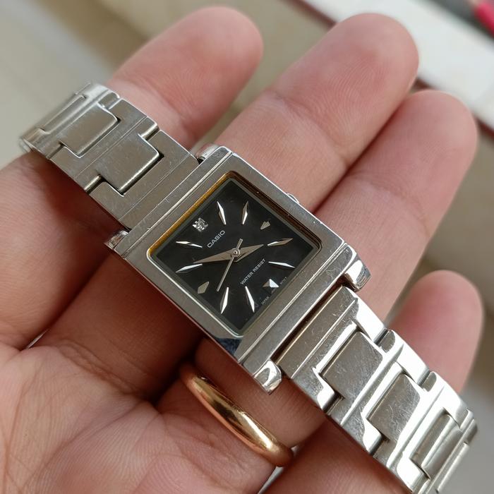 jam casio wanita original tank