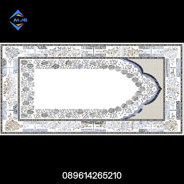 Granit 60x120 motif sajadah Malda azul kualitas 1