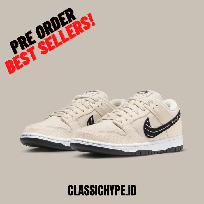 Albino & Preto x Sb Dunk Low Pearl White