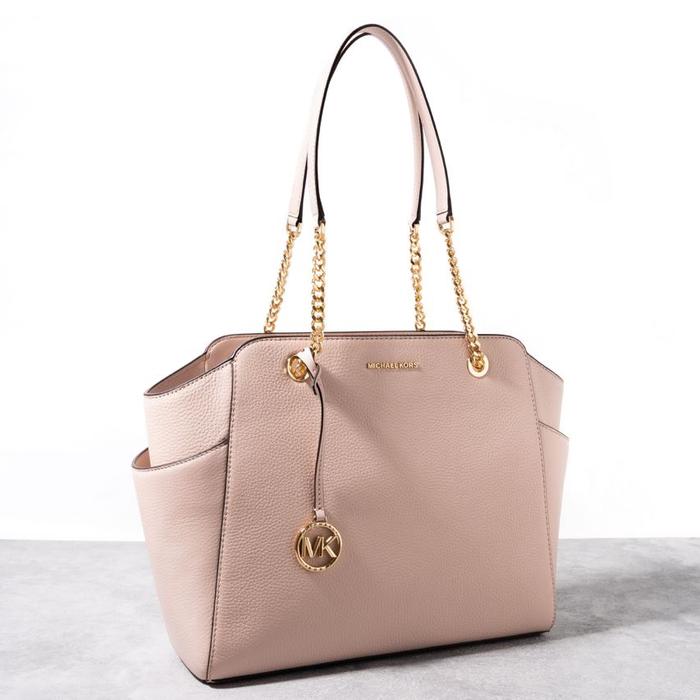MICHAEL KORS Jacquelyn medium tote bag leather Soft Pink