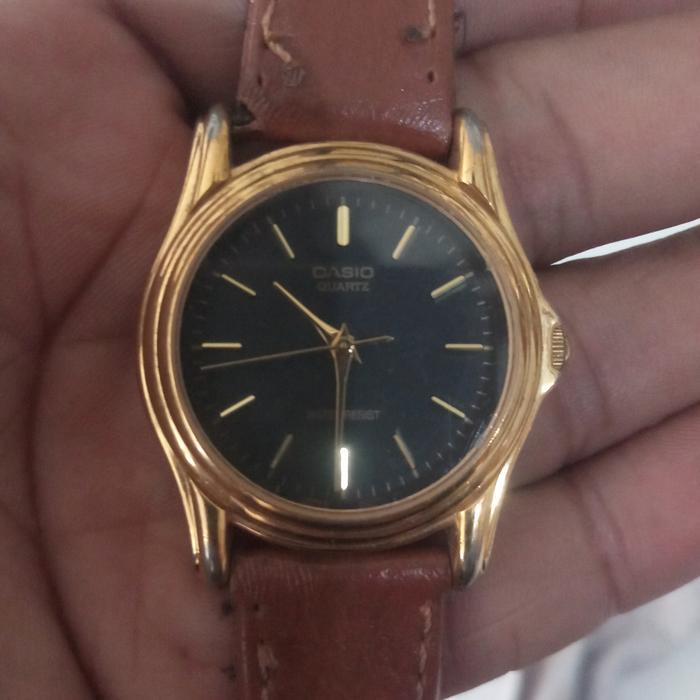 jam tangan gold casio
