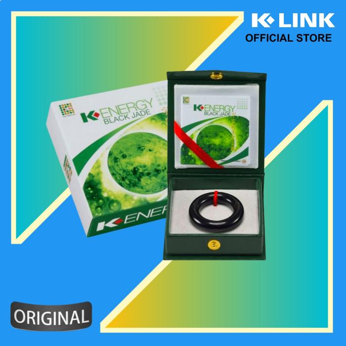 K Energy Black Jade Cincin Terapi Keperkasaan Pria Original K Link
