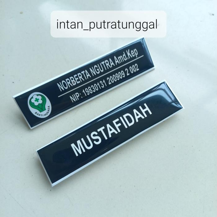 Nama pdh Pns fiber Bisa Reques Logo Magnet Dan Peniti