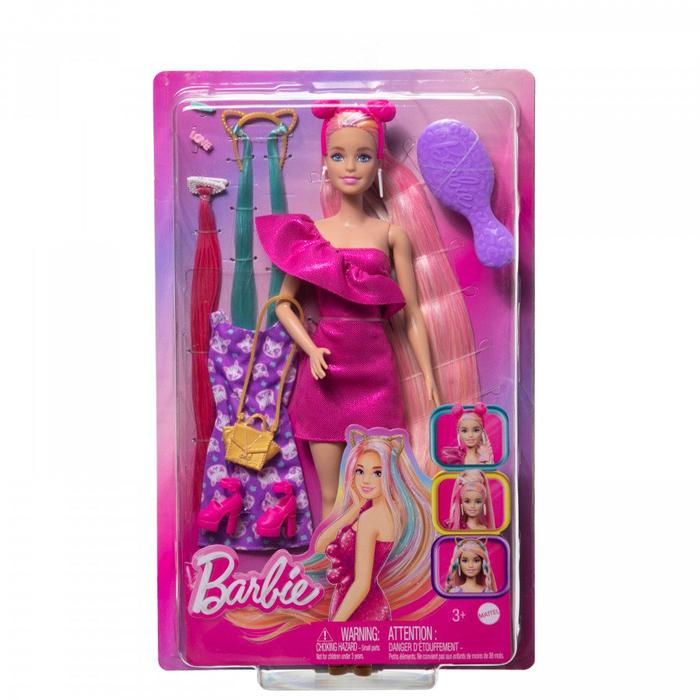 Barbie Fun & Fancy Hair Doll Colorful Blonde Hair Original
