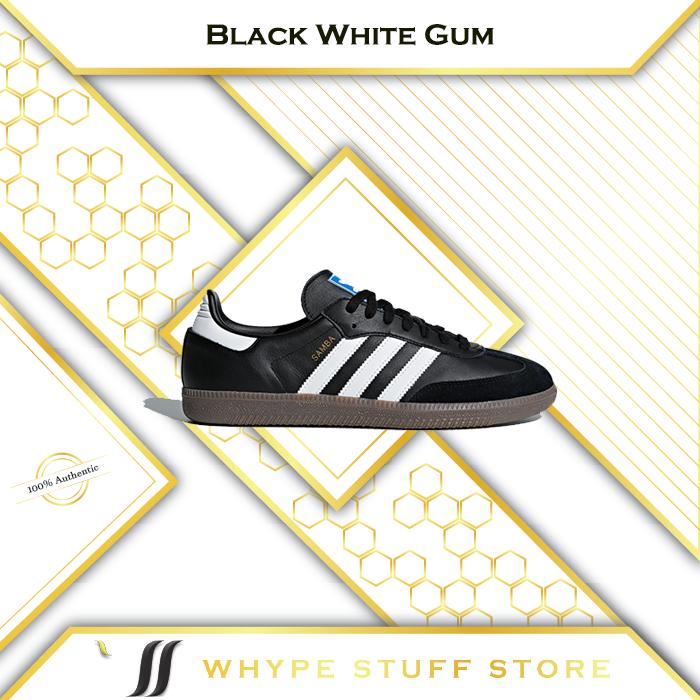 Adidas Samba OG Black White Gum - B75807 / BZ0058 - 100% Original