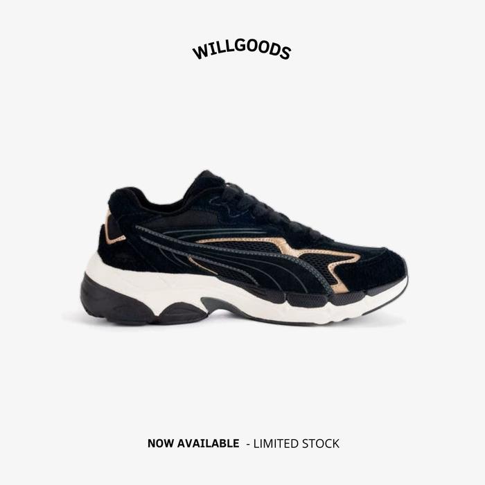 Puma X IVE Teveris NITRO Metallic Black Gold Original Resmi BNIB