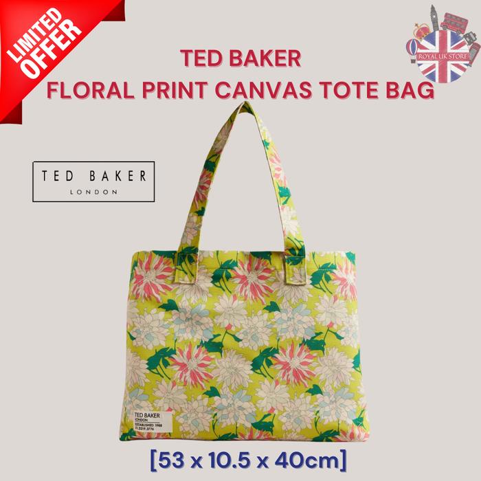 SALE! Ted Baker Canvas Tote Bag/Tas Wanita/Tas Kerja [100% Original]