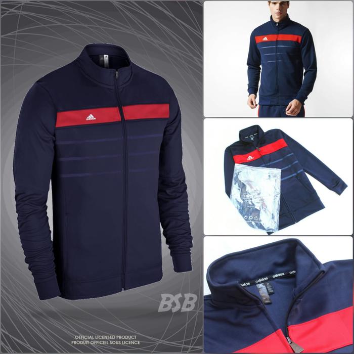 ADIDAS TRAINING JACKET AB-16 (NAVY) / SWEATER ADIDAS GRADE ORI