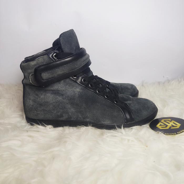 sepatu boots pradaxx made in italy second