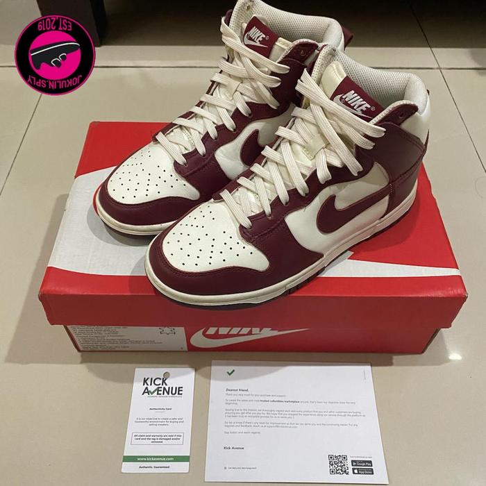 Nike Dunk High Sail Team Red (W) Kick Avenue Pair
