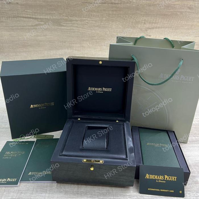Box kotak kayu AP Audemars Piguet pigeut Audemar non original jam