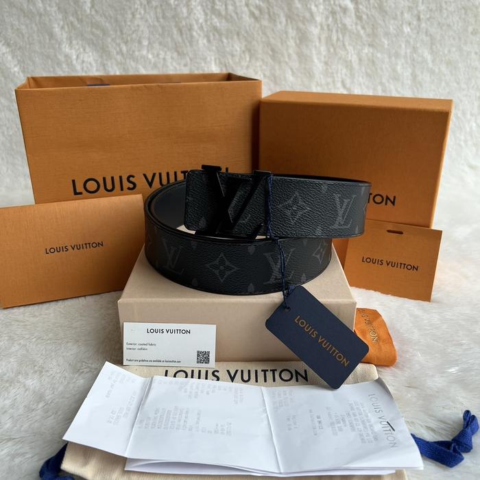 Size 100 Louis Vuitton Monogram Logo Belt 100% Authentic Original