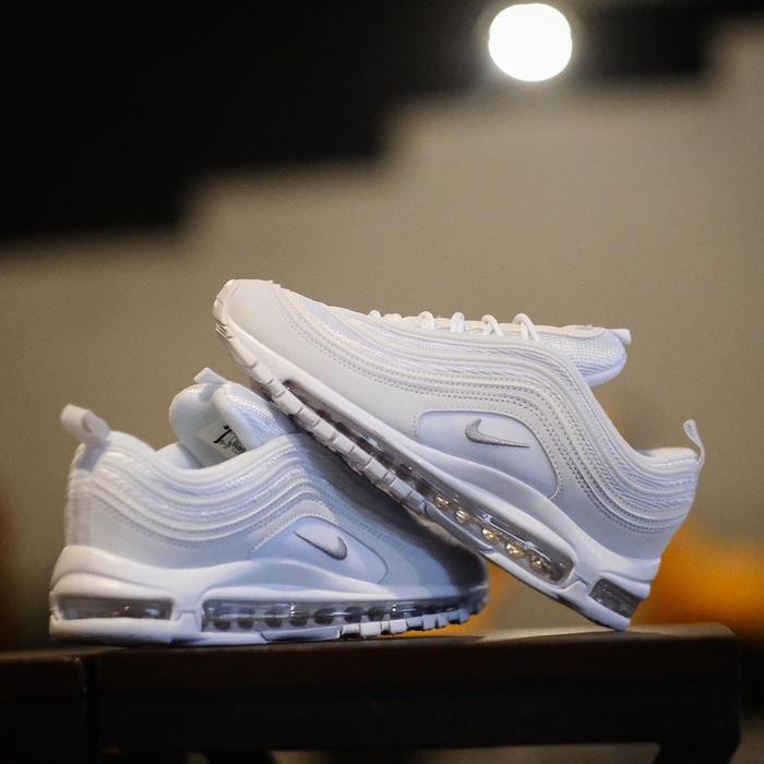 Sepatu Nike Air Max 97 original White - Sepatu wanita dan pria - COD