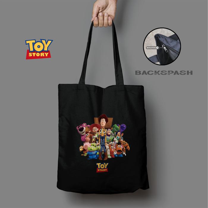 Totebag Tas Kartun Toy Story Custom Pria Wanita - TOY STORY THD