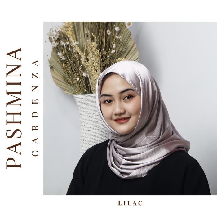 Pashmina Silk Fossil Malay Cardenza Premium -  Lilac
