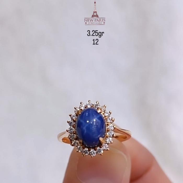Cincin Batu Biru american star wanita