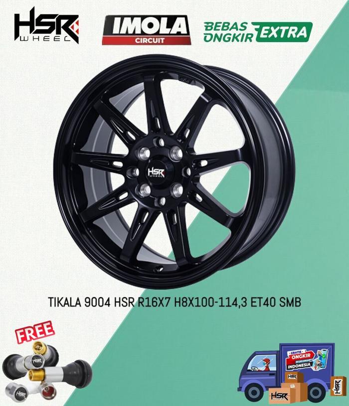 Velg Mobil HSR Ring 16 Velg HSR TIKALA 9004 R16 Lebar 7 Jazz Yaris