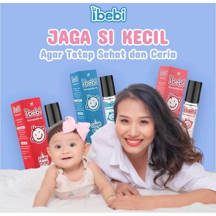Ibebi Flu & Batuk Demam Anak Therapy Oil Roll On Cough & Flu