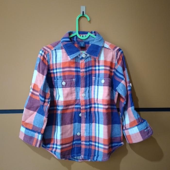 Kemeja Anak BabyGAP Toddler Motif Kotak-Kotak/ Flanel Second
