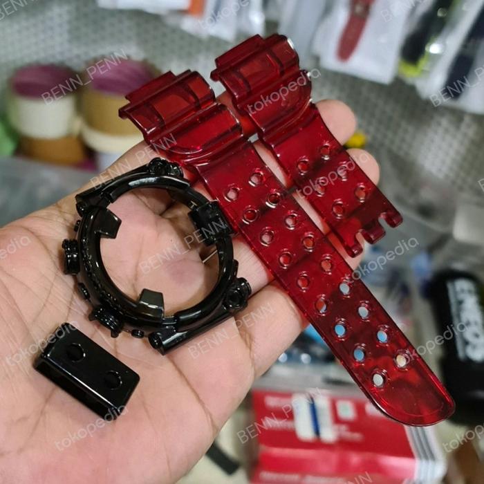 BNB FROGMAN DW 8200 BLACK RED BEZEL STRAP CASIO G SHOCK