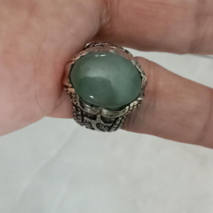 giok burma hijau kristal type A