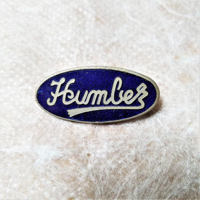 Pin sepeda Onthel "Humber - England" Tahun 1950-an (Original)