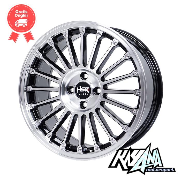 Velg Hsr 4X100 Ring 16 Velg Mobil Racing Single Pcd 4x100 R16