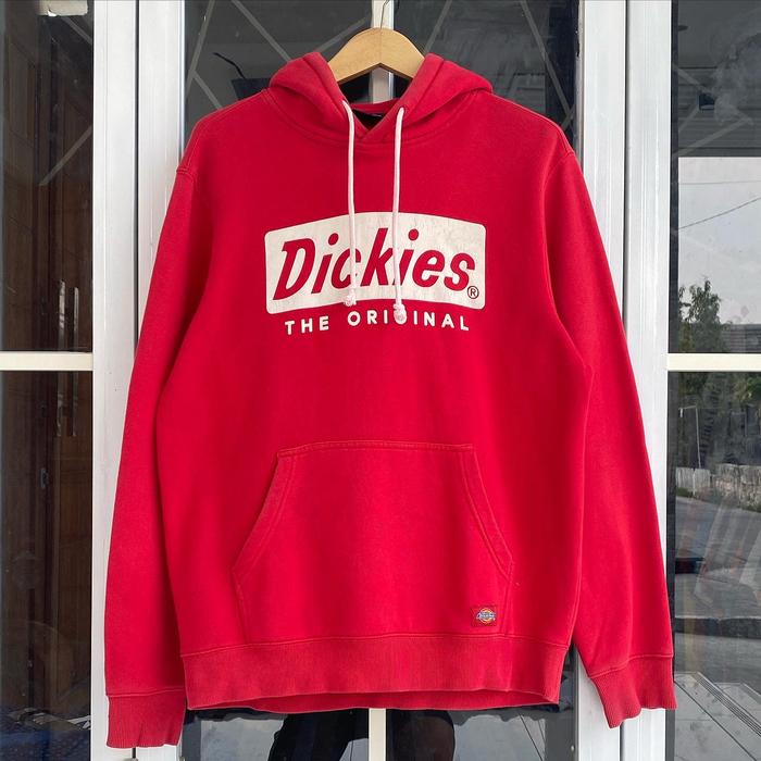 Hoodie DICKIES BOX LOGO merah
