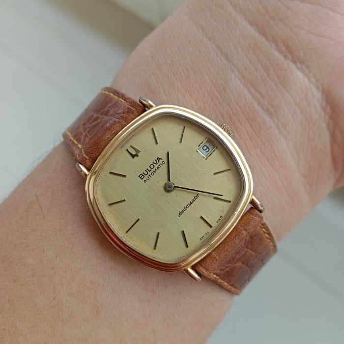 jam bulova ambassador automatic original