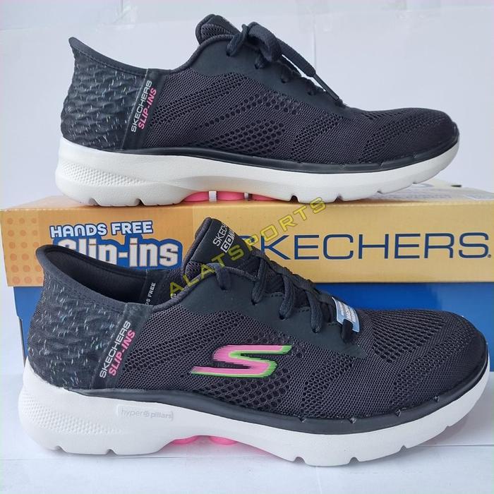 Skechers Go Walk 6 Sepatu Sneaker Wanita ORIGINAL