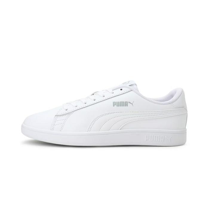 sepatu sneakers pria puma smash V2 L white 365215 07 original