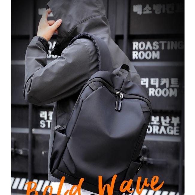 BADT ENNWEN BP68 Ransel Import Bold Wave Nylon Waterproff Laptop s.d 1