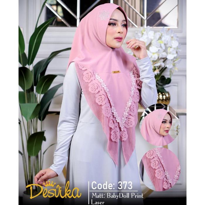 KHIMAR DESVIKA DC 373 KHIMAR CERUTY PLISKET ORI DESVIKA