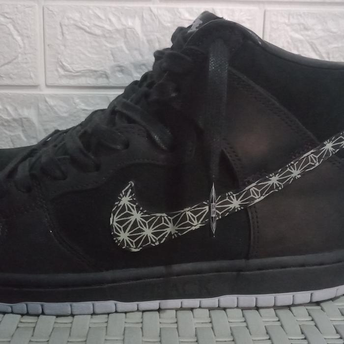 NIKE SB DUNK HIGH BLACK BAR Autentic