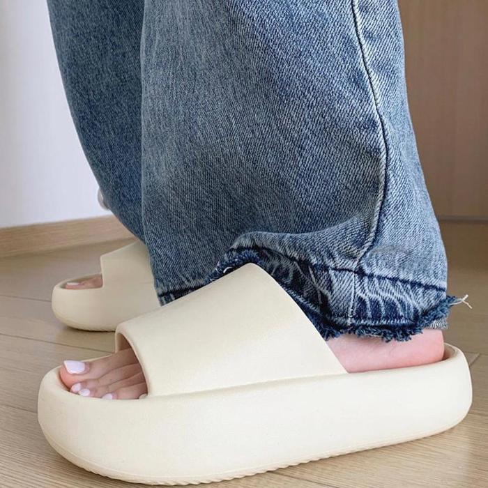 Little Maple - Pillow Feel Korean Rubber Slippers / Sandal Tinggi