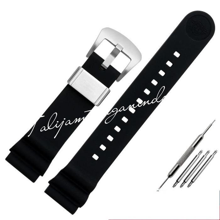 SEIKO strap Tali jam tangan RUBBER plus alat pencopot Pen 22mm karet