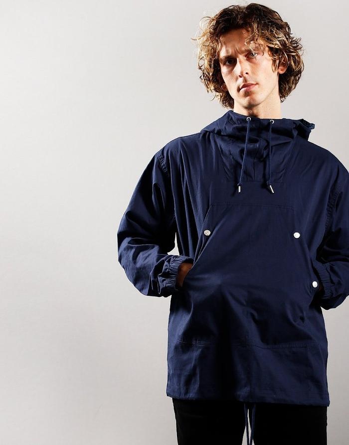 Pretty Green Cotton Overhead Jacket (Navy) Original (PGJK01011)