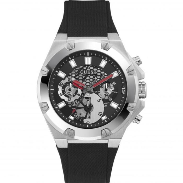 jam tangan pria original GUESS GW0334G1 GW0334G3 RUBBER STRAP