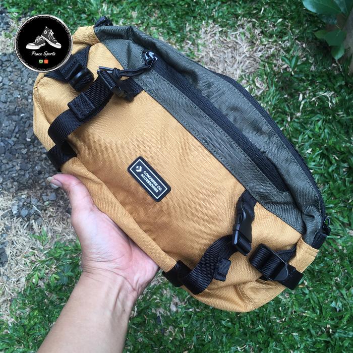 Tas Slempang Converse Waistbag Utility Wheat Khaki Original