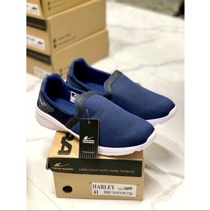 Sepatu Sneakers New Era Harley Slip On