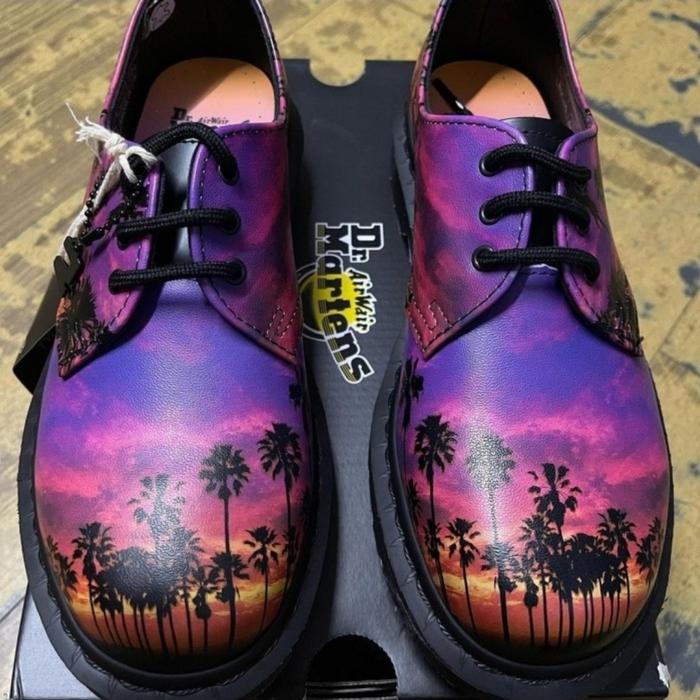 SALE!!! DOCMART DR MARTENS 1461 PURPLE LA CITY 36 - 39 NEW ORIGINAL