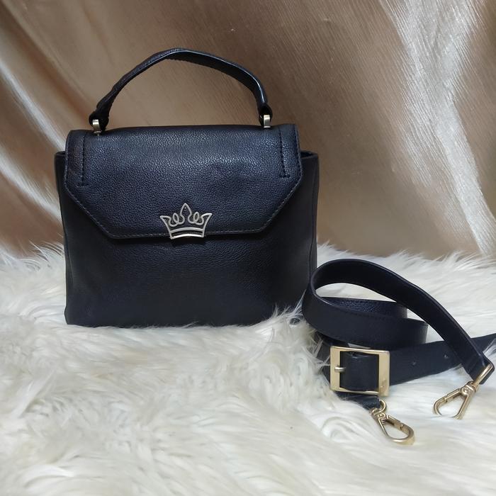 jestina kulit seken sling bag preloved