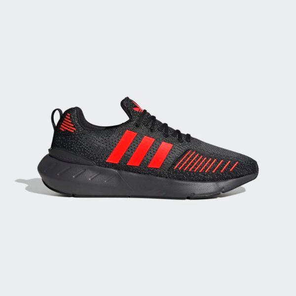 ADIDAS SWIFT RUN 22 CORE BLACK RED ORIGINAL BNIB RESMI HP2825