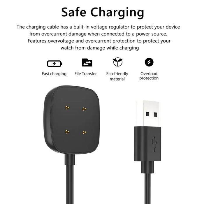 KABEL USB CHARGER FITBIT VERSA 3 VERSA 4 FITBIT SENSE 2 SENSE MAGNETIC CHARGING
