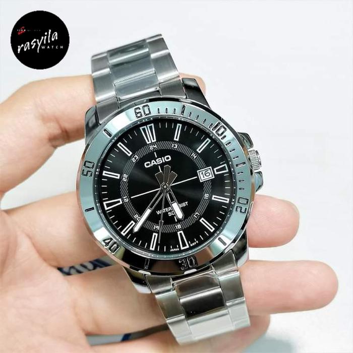 Casio MTP-VD01D /MTPVD01D - 1CVUDF Silver Black