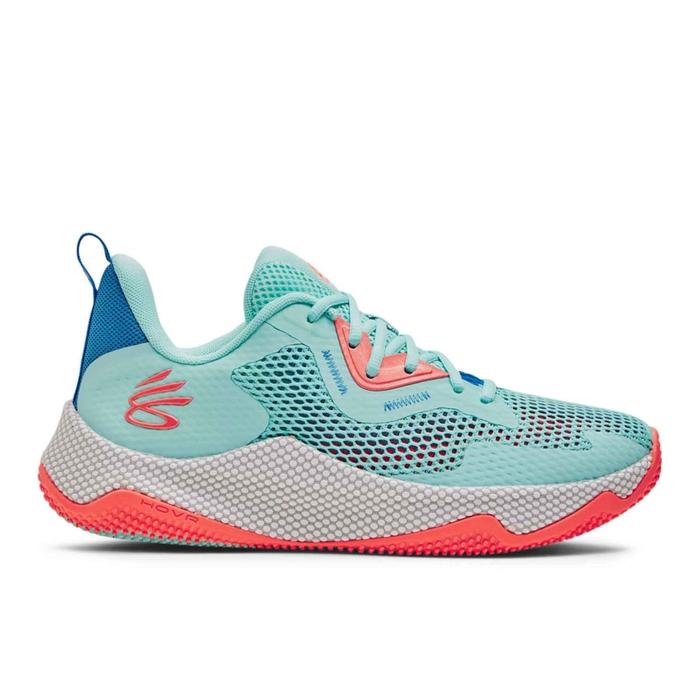 Sepatu Under Armour Curry Hovr Splash 3 Neo Turquoise Men Original