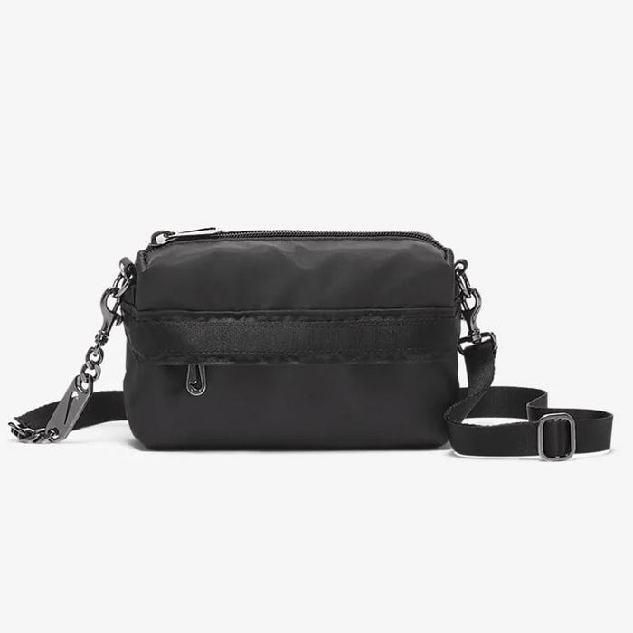 Tas NIKE Wanita Futura Luxe Crossbody Mini Sling Bag Black ORIGINAL