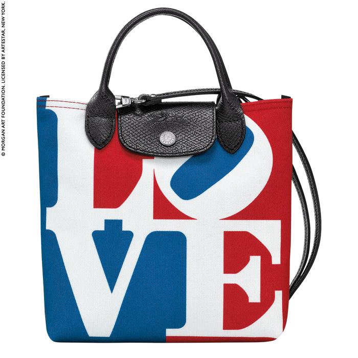 Longchamp x robert indiana xs crossbody bag xs white /longchamp ori