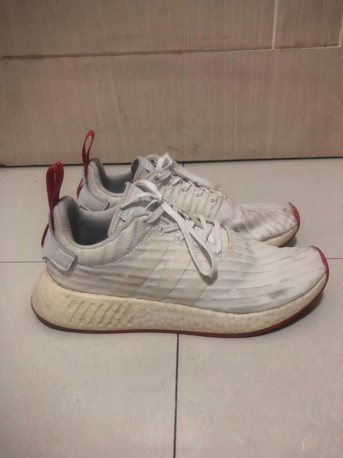 adidas NMD R2 White Core Red Two-Toned | Original